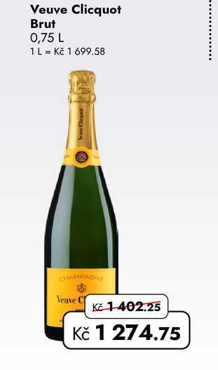 Veuve Clicquot Brut 0,75 L