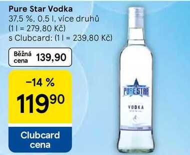 Pure Star Vodka 37,5 %, 0,5 l