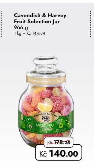 Cavendish & Harvey Fruit Selection Jar 966 g