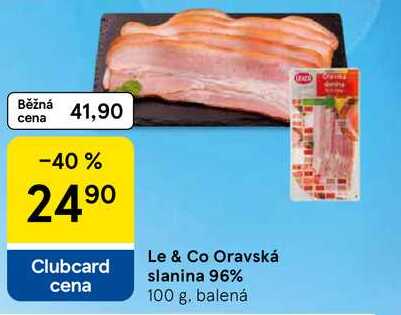 Le & Co Oravská slanina, 100 g