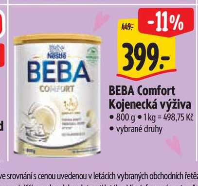 BEBA Comfort Kojenecká výživa 800 g