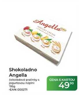 Shokoladno Angella čokoládové pralinky s jogurtovou náplni 195 g
