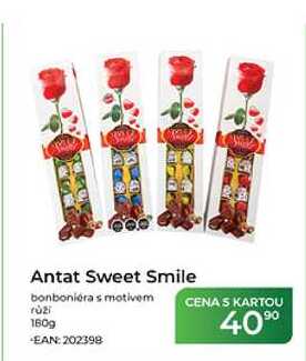Antat Sweet Smile bonboniéra s motivem rúzi 160 g