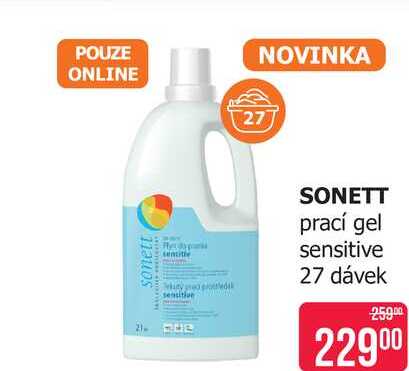 SONETT prací gel sensitive 27 dávek 