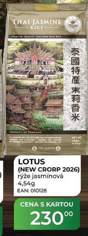 LOTUS (NEW CRORP 2026) rýže jasmínová 4,54 g