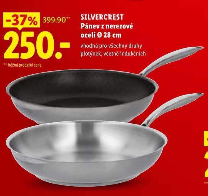 SILVERCREST Pánev z nerezové oceli 