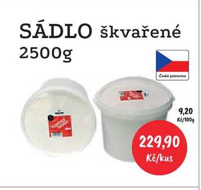 SÁDLO škvařené 2500g