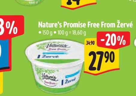 Nature's Promise Free From Žervé 150 g