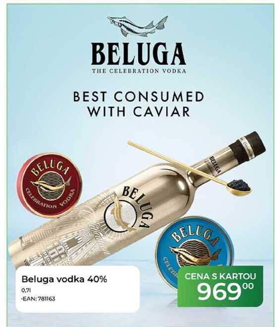 Beluga vodka 40% 0,71