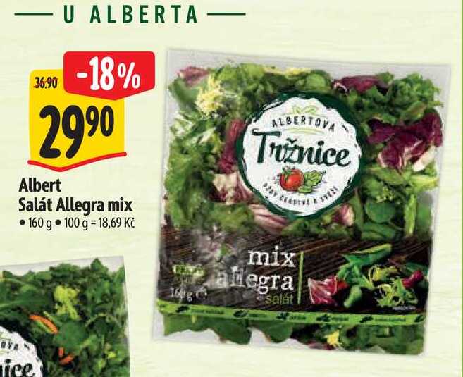 Albert Salát Allegra mix 160 g