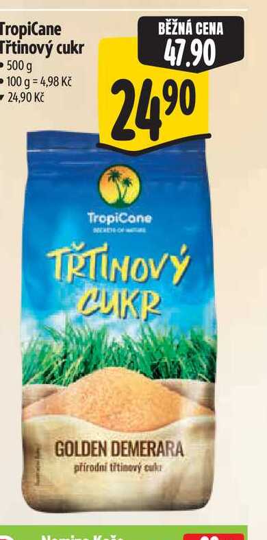 TropiCane Třtinový cukr 500 g
