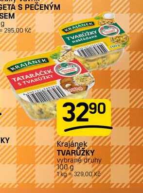 TVARŮŽKY vybrané druhy 100 g
