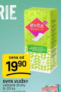 EVITA VLOŽKY vybrané druhy 9-20 ks