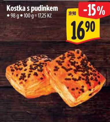 Kostka s pudinkem, 98 g 