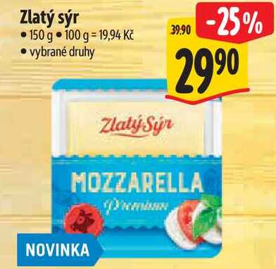 Zlatý sýr, 150 g