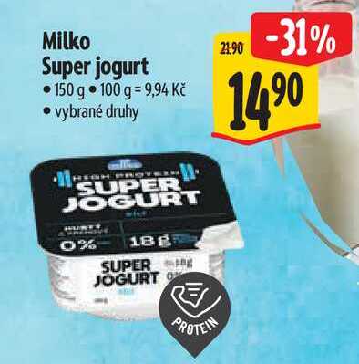 Milko Super jogurt, 150 g