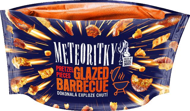 Meteoritky Kousky preclíků S příchutí barbecue