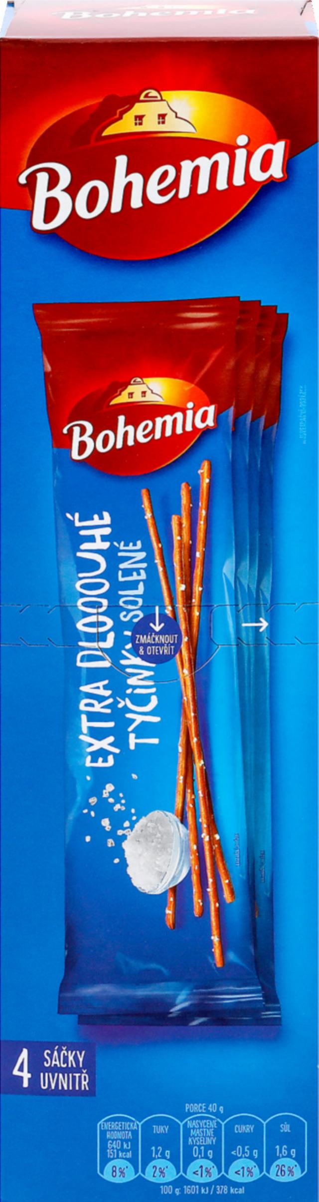 Bohemia Extra dlouhé tyčinky solené