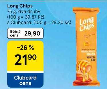 Long Chips, 75 g 