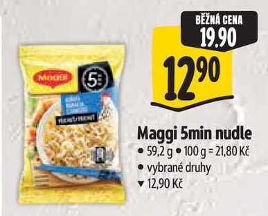 Maggi 5min nudle, 59,2 g 
