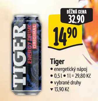 Tiger, energetický nápoj, 0,51