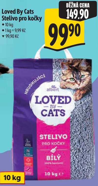 Loved By Cats Stelivo pro kočky, 10 kg