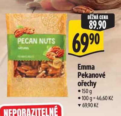 Emma Pekanové ořechy, 150 g 