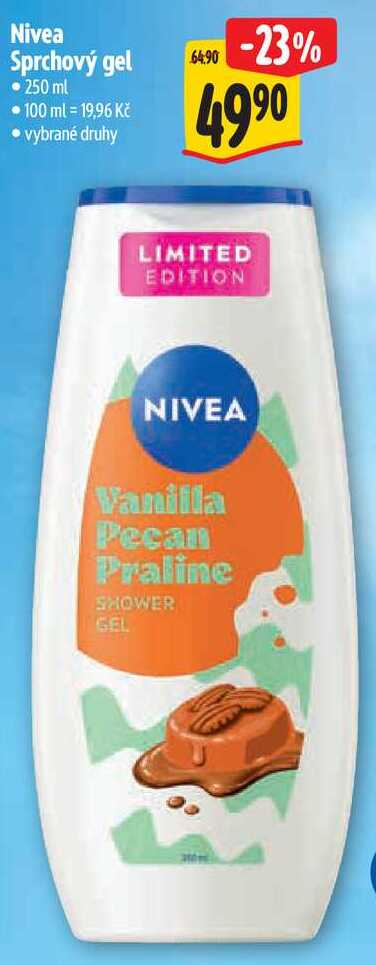 Nivea sprchový gel, 250 ml