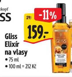 Gliss Elixír na vlasy, 75 ml 