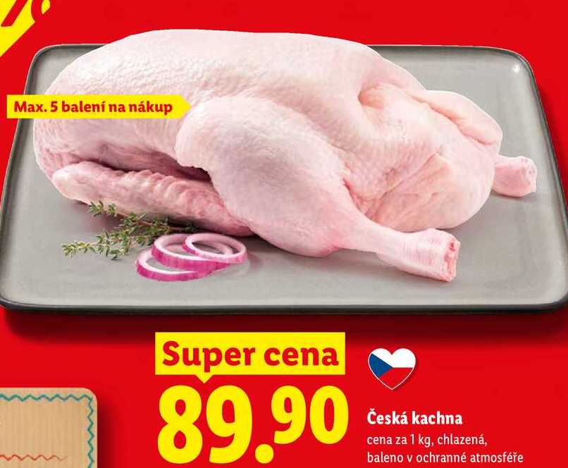 Česká kachna, cena za 1 kg