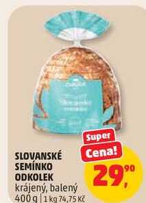 SLOVANSKÉ SEMÍNKO ODKOLEK krájený, balený, 400 g