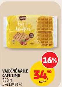 VAJEČNÉ VAFLE CAFÉ TIME, 250 g