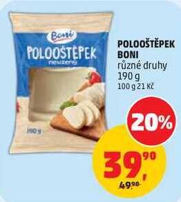 POLOOŠTĚPEK BONI různé druhy, 190 g