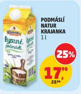 PODMÁSLÍ NATUR KRAJANKA, 1 l