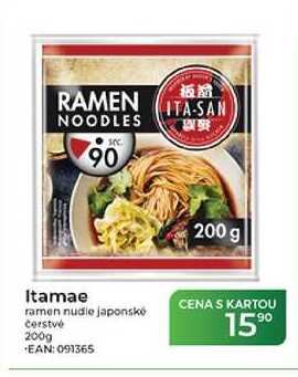 Itamae ramen nudie japonské čerstvé 200g