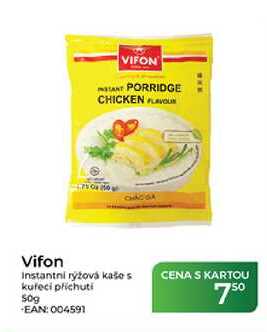 Vifon Instantni rýžová kaše s kuřecí příchuti 50g