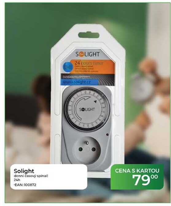 Solight denní časový spínač 24h
