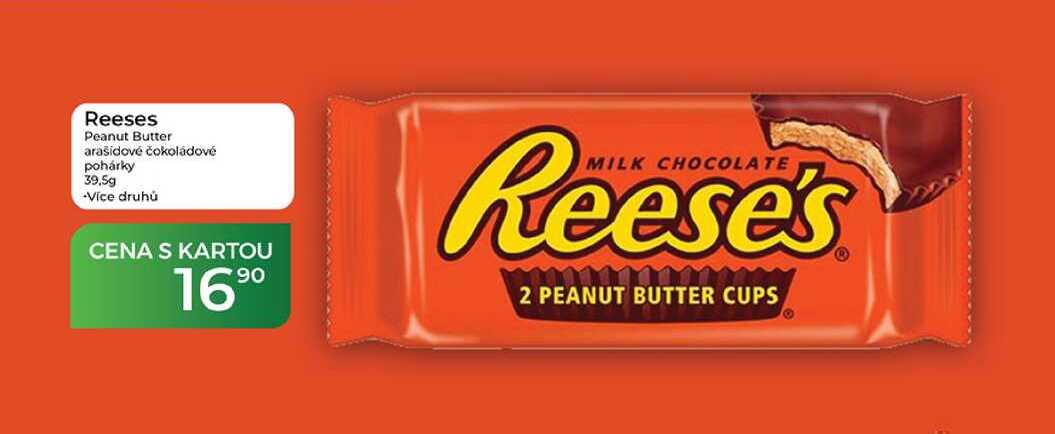 Reeses Peanut Butter arašídové čokoládové pohárky 39,5g
