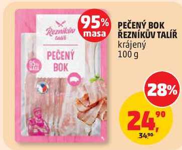 PEČENÝ BOK ŘEZNÍKŮV TALÍŘ krájený, 100 g 