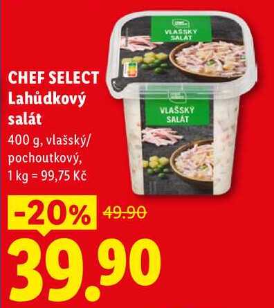 CHEF SELECT Lahůdkový salát, 400 g