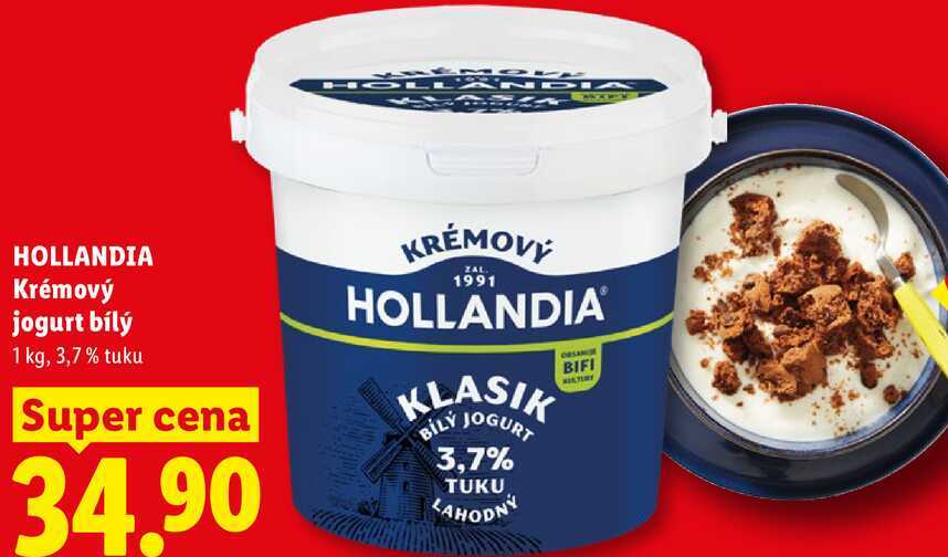 HOLLANDIA Krémový jogurt bílý, 1 kg