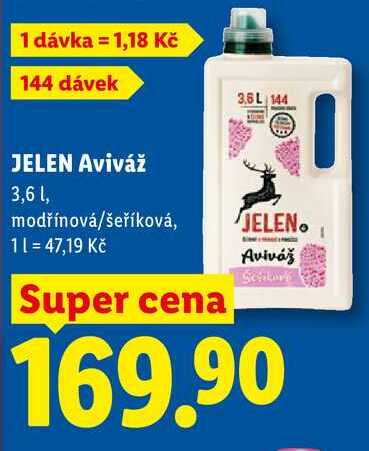 JELEN Aviváž, 3,6 l/144 PD