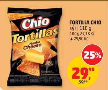TORTILLA CHIO sýr, 110 g
