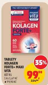 TABLETY KOLAGEN FORTE+MAXI VITA, 60 ks