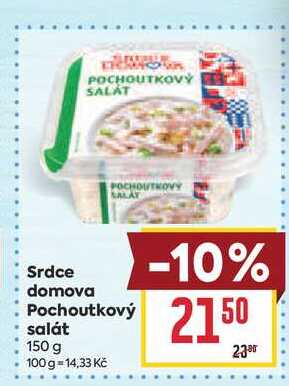 Srdce domova Pochoutkový salát 150g