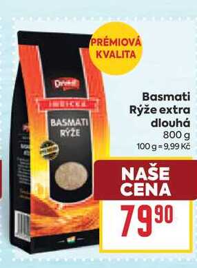 Basmati Rýže extra dlouhá 800 g 