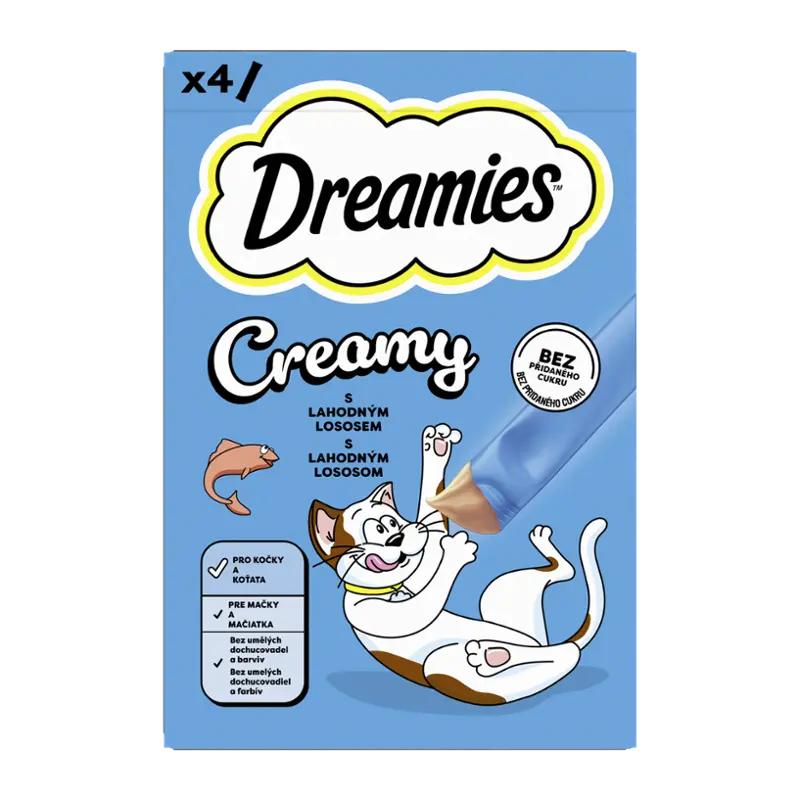 Dreamies Creamy s lososem 4x 10 g