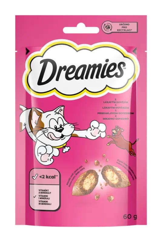 Dreamies Pochoutky pro kočky s hovězím, 60 g