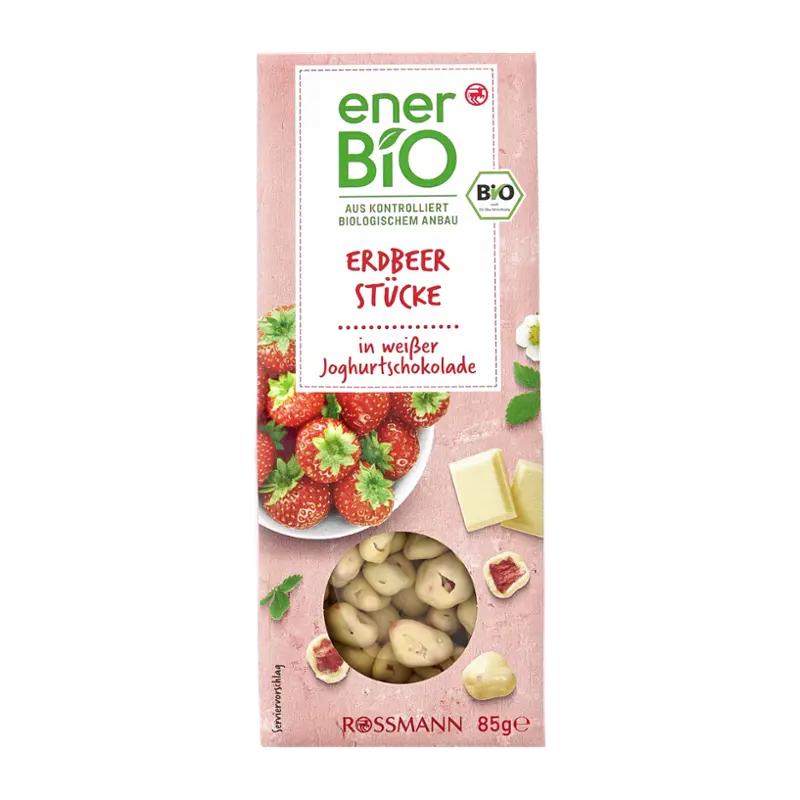 enerBiO Jahody v čokoládě s jogurtovou příchutí, 85 g