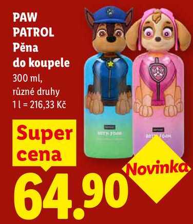 PAW PATROL Pěna do koupele, 300 ml